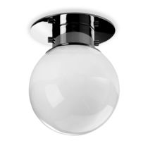 Plafonnier contemporain / rond / en verre...