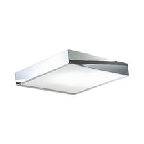 Plafonnier contemporain / carré / en verre...