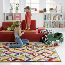 Tapis contemporain / à motif / en laine...