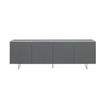 Buffet contemporain / en bois laqué / en...