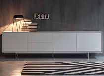 Buffet contemporain / en bois laqué / en...