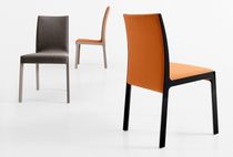 Chaise contemporaine / tapissée / en tissu...