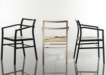 Chaise contemporaine / avec accoudoirs /...