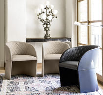 Fauteuil visiteur contemporain / en tissu...