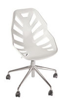 Chaise contemporaine / à roulettes / piètement...