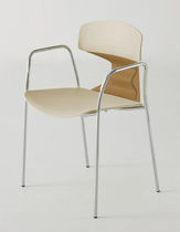 Chaise contemporaine / avec accoudoirs /...