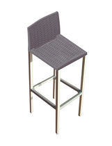 Chaise de bar contemporaine / en métal /...