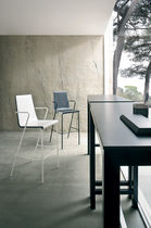 Chaise de bar contemporaine / empilable...