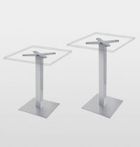 Pied de table en acier inoxydable / contemporain...