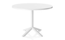 Table contemporaine / en bois laqué / rectangulaire...