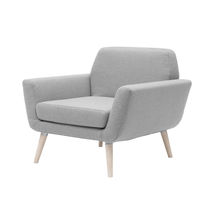 Fauteuil design scandinave / en tissu /...