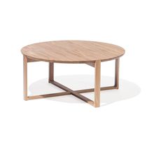 Table basse contemporaine / en chêne / en...