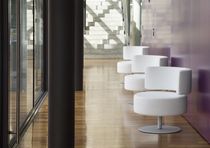 Fauteuil contemporain / en tissu / pivotant
