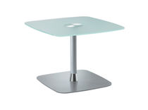 Table d'appoint contemporaine / en verre...