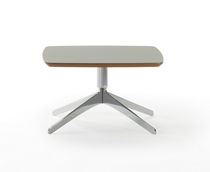 Table d'appoint contemporaine / en cuir...