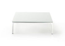 Table basse contemporaine / en métal / carrée