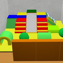 Parcours de motricité en mousse