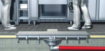 Caniveau pour salle de bain / en acier inox...