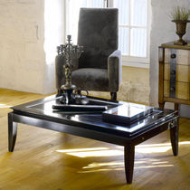 Table basse classique / en bois / rectangulaire