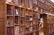 Bibliothèque paravent / classique / en bois