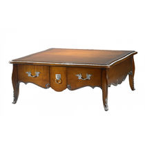Table basse Louis XIV / en bois / carrée...
