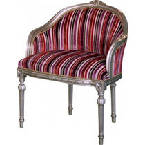 Fauteuil de style Louis XVI / en tissu /...