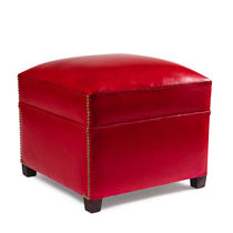 Pouf classique / en cuir