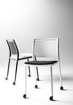 Chaise visiteur contemporaine / à roulettes...