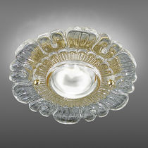 Downlight encastré / à LED / rond / en verre