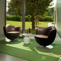 Fauteuil contemporain / en tissu / en cuir...