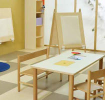 Banc contemporain / en bois / avec dossier...
