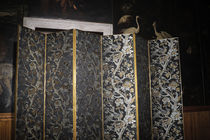 Tissu d'ameublement / à motif / en soie...