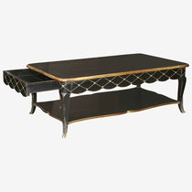 Table basse de style / en hêtre / rectangulaire...