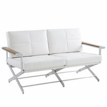 Canapé contemporain / de jardin / en aluminium...