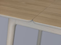 Table à manger contemporaine / en bois massif...