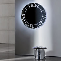 Miroir mural / lumineux (LED) / contemporain...