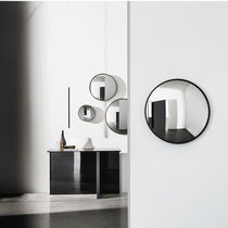 Miroir mural / contemporain / rond / en...