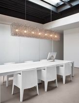 Lampe suspension / contemporaine / en acier
