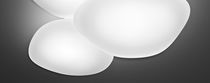 Plafonnier contemporain / rond / en verre...