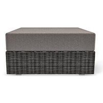 Pouf contemporain / en tissu / en fibres...