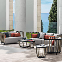 Canapé contemporain / de jardin / en aluminium...
