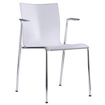 Chaise visiteur contemporaine / avec accoudoirs...