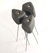 Lampe sur pied / contemporaine / en tissu...