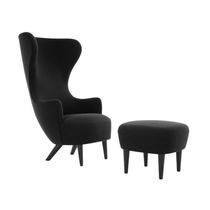 Fauteuil contemporain / en tissu / en chêne...