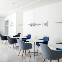 Chaise visiteur contemporaine / tapissée...