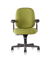 Fauteuil de bureau contemporain / en tissu...