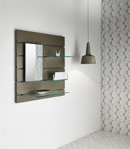 Miroir mural / avec étagère / contemporain...