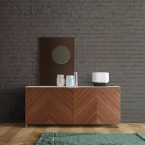 Buffet contemporain / en bois laqué