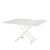 Table contemporaine / en métal laqué / rectangulaire...