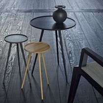 Table d'appoint contemporaine / en frêne...